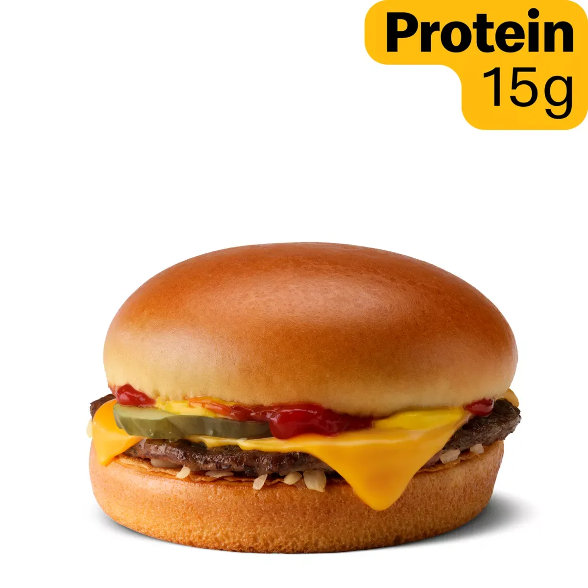 Cheeseburger from McDonald's menu