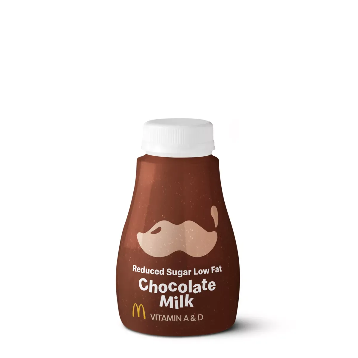 Reduced Sugar^ Low Fat Chocolate Milk Jug from McDonald's menu